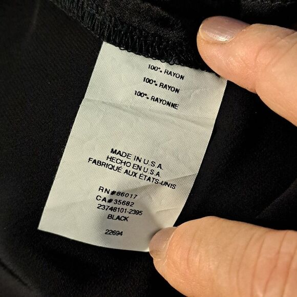 Bebe Women’s Y2K Top/Skirt Small Black Satin Flared Side Zipper Vintage USA - Picture 8 of 12